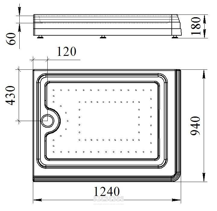 Душевое ограждение Радомир SMC 120x90 — изображение 7