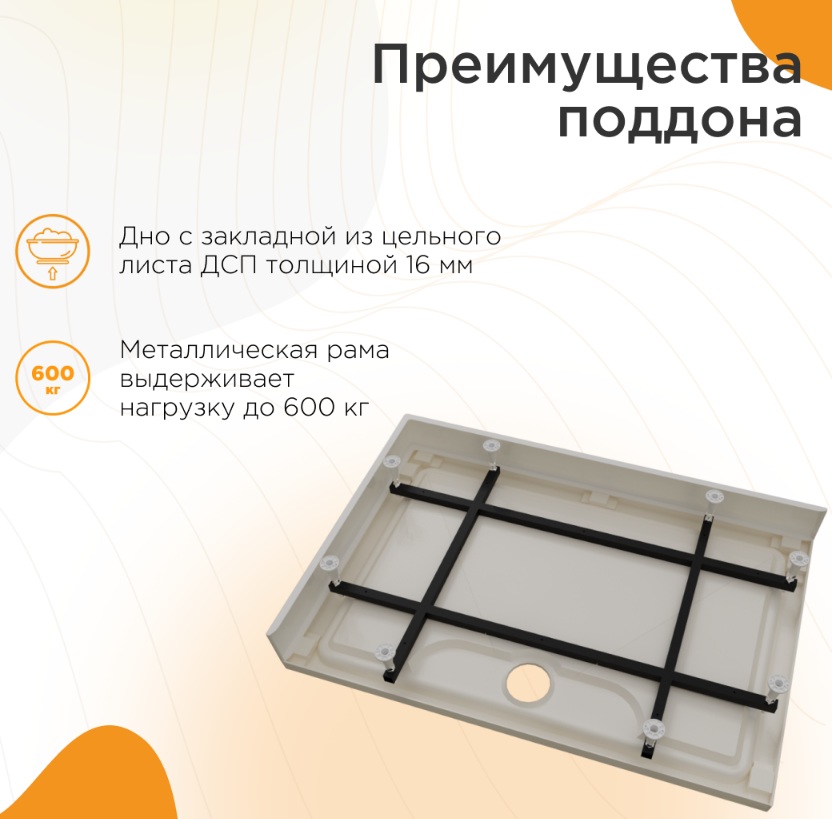 Душевое ограждение Радомир SMC 120x90 — изображение 8
